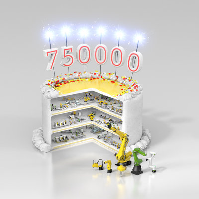 FANUC PRODUCES 750,000TH ROBOT